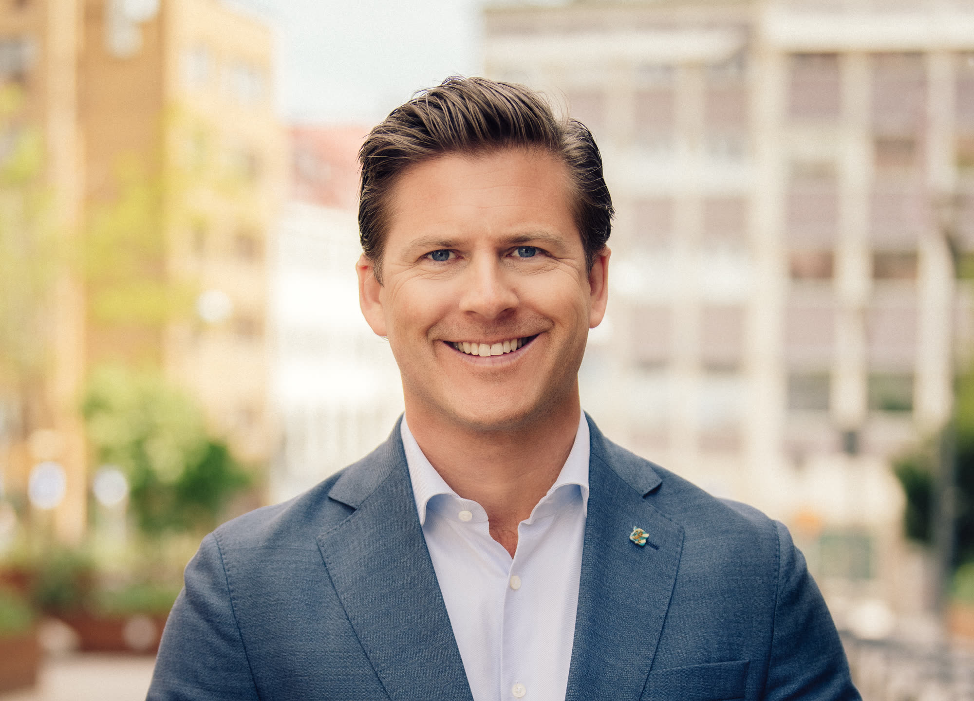 Hampus Magnusson i centrala Göteborg